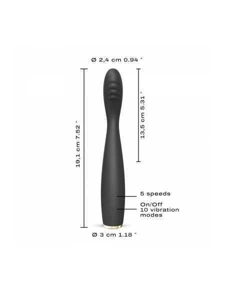 Vibromasseur classique Dorcel Noir