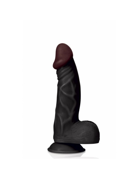 Gode réaliste Captain Red TPE Noir 23 cm