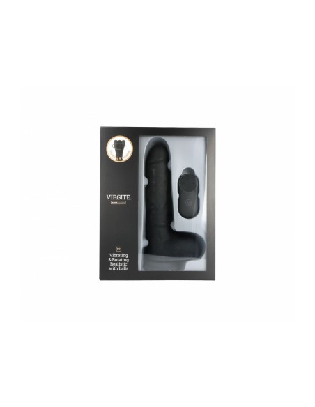 Gode réaliste Virgite R9 Noir 19 cm