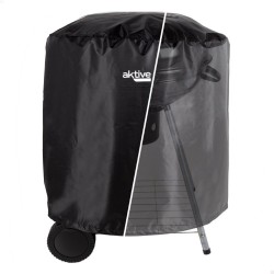Housse de protection pour barbecue Aktive Noir 6 Unités 69,5 x 67 x 69,5 cm 2