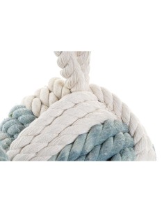Figurine Décorative DKD Home Decor Bleu Marron Blanc Nœud 14 x 14 x 28 cm méditerranéen (3 Pièces) 2