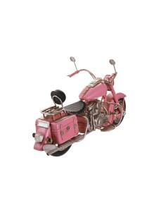 Figurine Décorative DKD Home Decor 28 x 10 x 16 cm Rose Moto Vert Jaune Vintage (3 Pièces) 2