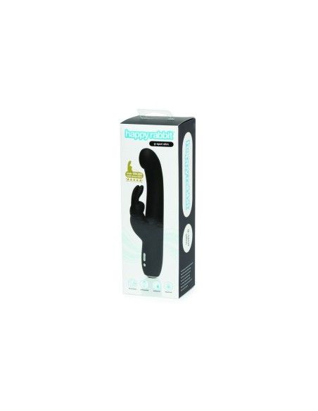 Vibromasseur Lapin Happy Rabbit G-Spot Noir