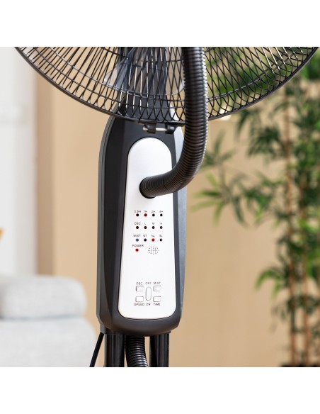 Ventilateur Brumisateur sur Pied avec Commande à Distance InnovaGoods Mistinn Noir 90 W 2,8 L