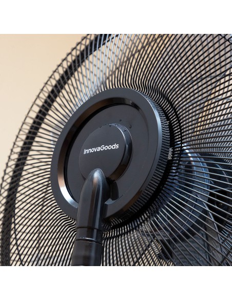 Ventilateur Brumisateur sur Pied avec Commande à Distance InnovaGoods Mistinn Noir 90 W 2,8 L
