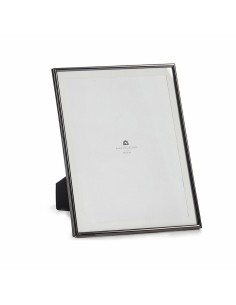 Cadre photo Noir Verre Acier (23 x 28 x 15 cm) (12 Unités) 2