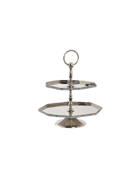 Centre de Table DKD Home Decor Argenté 23 x 23 x 22 cm