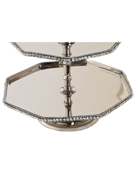 Centre de Table DKD Home Decor Argenté 23 x 23 x 22 cm
