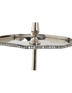 Centre de Table DKD Home Decor Argenté Aluminium (28 x 28 x 47 cm) 2