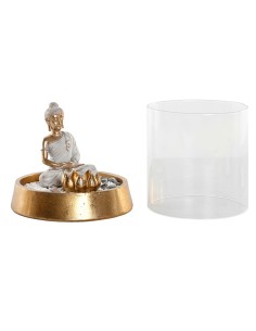 Figurine Décorative DKD Home Decor Argenté Doré Oriental 16 x 16 x 18 cm (2 Unités) 2