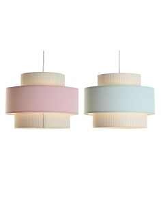 Suspension DKD Home Decor 40 x 40 x 30 cm Vert Rose clair 50 W (2 Unités) 2