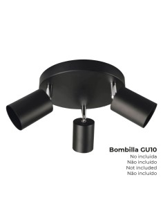 Suspension EDM 32035 Noir Métal 50 W Ø 20 x 9 x 14,6 cm GU10 2