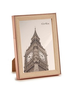 Cadre photo Marron Cuivre Plastique verre (15,6 x 2 x 20,7 cm) (6 Unités) 2