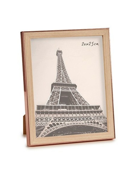 Cadre photo Marron Cuivre Plastique verre (23 x 27 x 2 cm) (6 Unités)