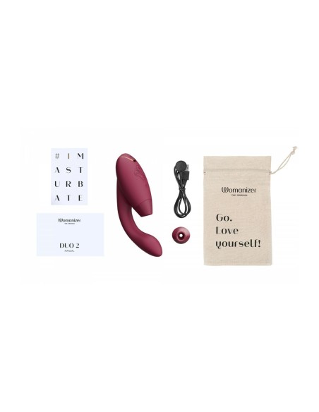 Vibromasseur Womanizer WOM171-BORDEAUX Bordeaux
