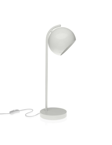 Lampe de bureau Versa Dale Blanc 19,5 x 50 x 15 cm Métal
