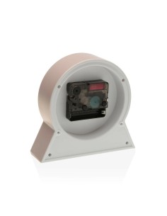 Pendule Réveil Versa Franki Rose Plastique 4,4 x 14,5 x 13,7 cm 2