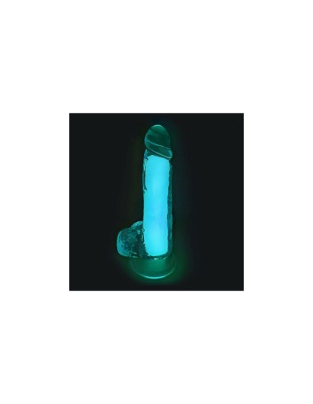 Gode réaliste VSCNOVELTY TPE Bleu 20 cm