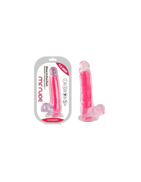 Gode réaliste VSCNOVELTY TPE Rose 20 cm