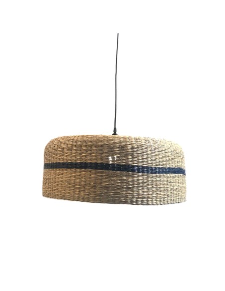 Écran de lampe DKD Home Decor Naturel Herbier marin 55 x 55 x 22 cm Boho