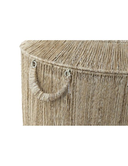 Set de basket DKD Home Decor Marron Multicouleur Naturel Jute Métal Boho 51 x 51 x 48 cm