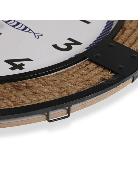 Horloge Murale Versa Poissons 2 x 60 x 60 cm Métal
