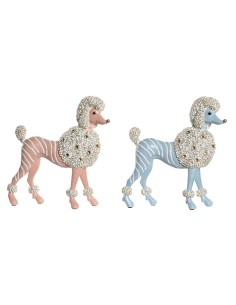 Figurine Décorative DKD Home Decor Scandi 25 x 8 x 27,5 cm Bleu Rose (2 Unités)