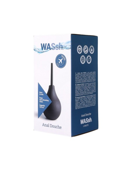 Poire Butt Plug extensible Virgite Noir 120 ml