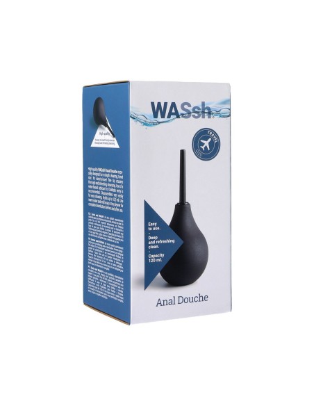 Poire Butt Plug extensible Virgite Noir 120 ml