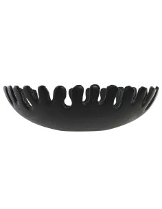 Centre de Table DKD Home Decor Noir Doré Moderne 32 x 32 x 9 cm (2 Unités) 2