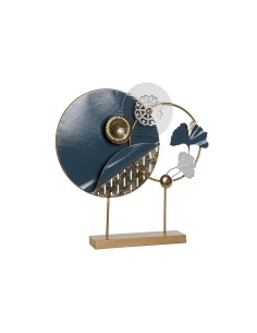Figurine Décorative DKD Home Decor 58 x 9 x 60 cm Abstrait Bleu Doré Blanc Moderne