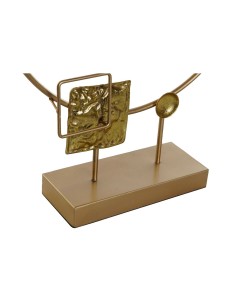Figurine Décorative DKD Home Decor 51 x 9 x 51 cm Bleu Doré Oiseau 2