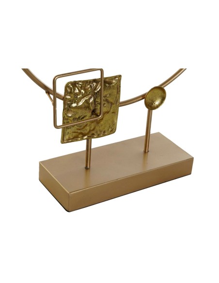 Figurine Décorative DKD Home Decor 51 x 9 x 51 cm Bleu Doré Oiseau