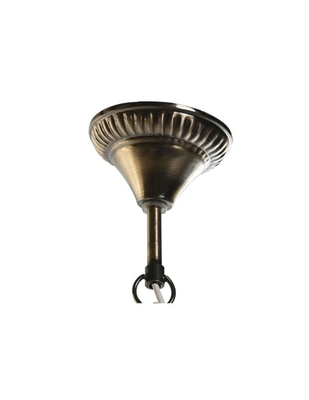 Suspension DKD Home Decor 32 x 32 x 26 cm Verre Multicouleur 25 W (2 Unités)