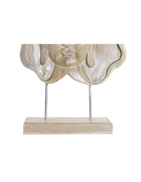 Figurine Décorative DKD Home Decor 36 x 11 x 63 cm Naturel Buda Décapé