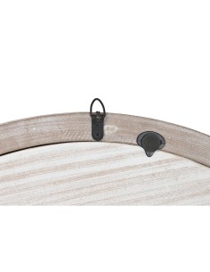 Décoration murale DKD Home Decor 90 x 2,5 x 90 cm Finition vieillie Naturel Arbre Blanc Indien 2