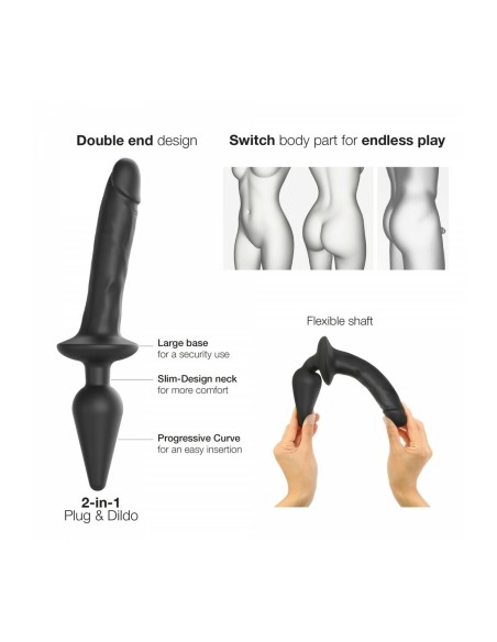 Gode Strap-on-me Noir