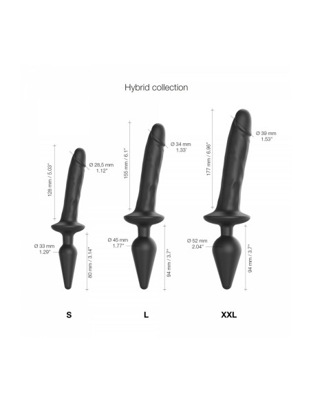 Gode Strap-on-me Noir