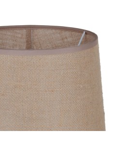 Lampe de bureau Beige Argenté Toile à sac Céramique 60 W 220 V 240 V 220-240 V 26 x 26 x 49,5 cm 2