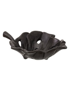 Centre de Table Gris Volet Feuille d'une plante 17,5 x 13,5 x 5 cm