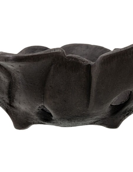 Centre de Table Gris Volet Feuille d'une plante 17,5 x 13,5 x 5 cm