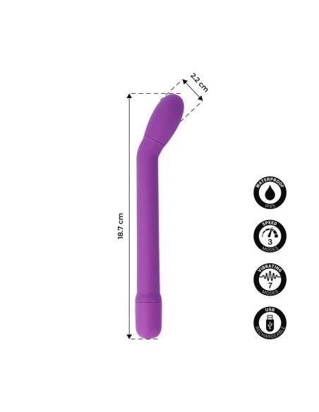 Vibrateur G-Spot Virgite Pourpre
