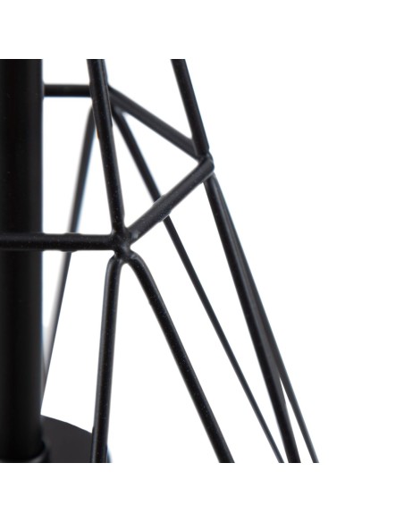Suspension Noir Métal 26 x 26 x 46 cm