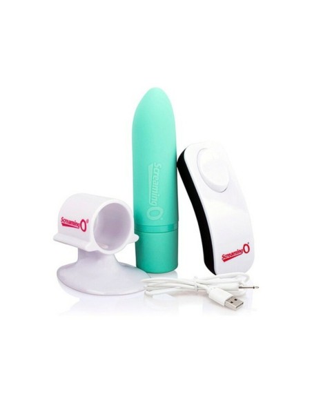 Vibromasseur à boules The Screaming O Turquoise