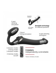 Gode Strap-on-me 6017364 Noir L 2