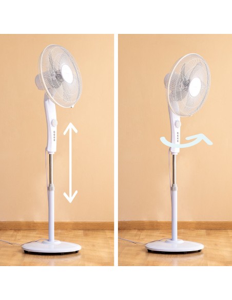 Ventilateur sur Pied InnovaGoods Freshinn Blanc 45 W