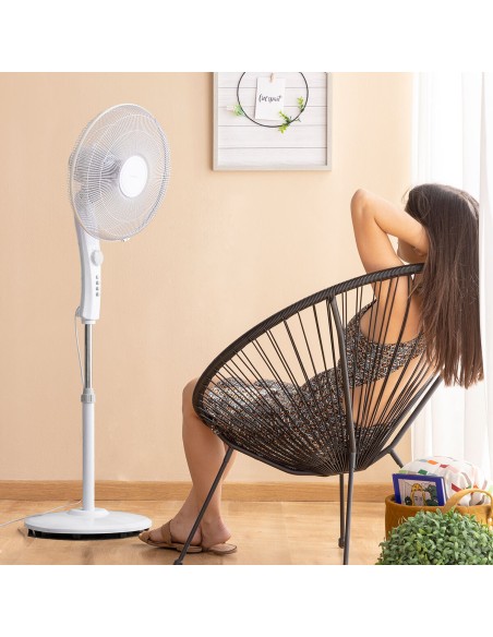 Ventilateur sur Pied InnovaGoods Freshinn Blanc 45 W