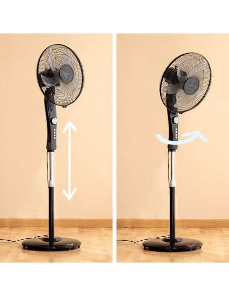 Ventilateur sur Pied InnovaGoods Breezinn Noir 45 W