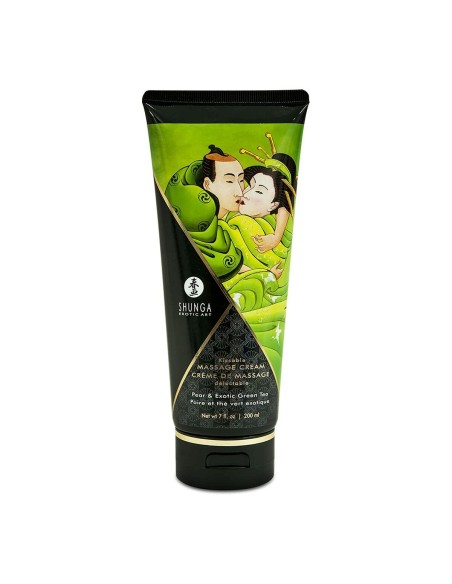 Crème de massage Shunga 200 ml Thé vert Poire