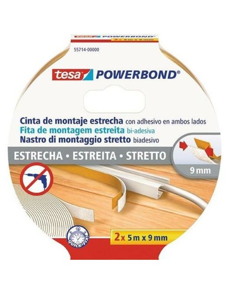 Ruban adhésif double face TESA Transparent 9 mm x 5 m